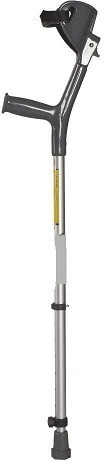 excliq Elbow Crutches With Double Folding Handle - Universal(Pack of 2) Walking Stick image 1