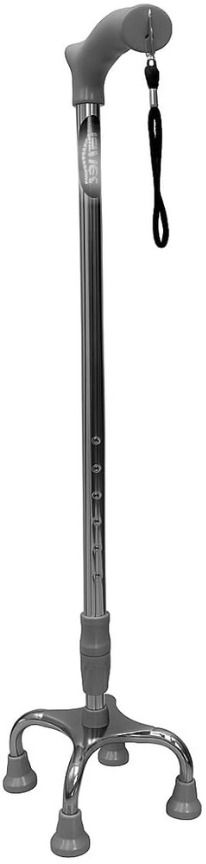 able 4-Leg Strong Walking Stick for Old People Adjustable Height,Heavy Duty Walking Stick-picture-13