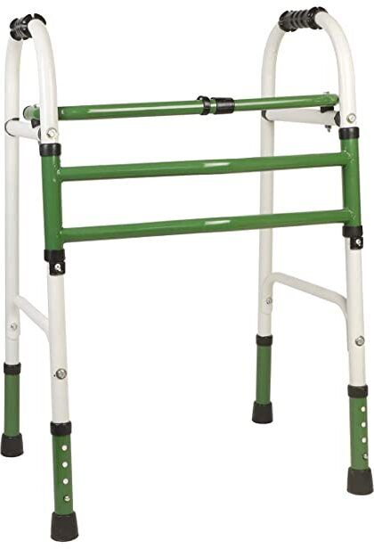 Light Weight Height Adjustable Foldable wr 87 Walker for Adult & Old Age People Walking Stick-image-34