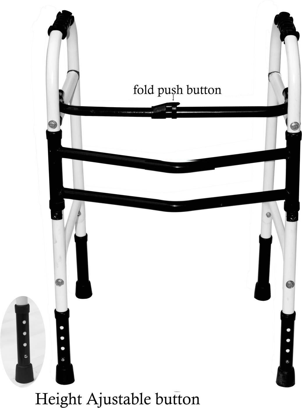Imported Adjustable Foldable Walker Walking Stick Walking Stick-image-8