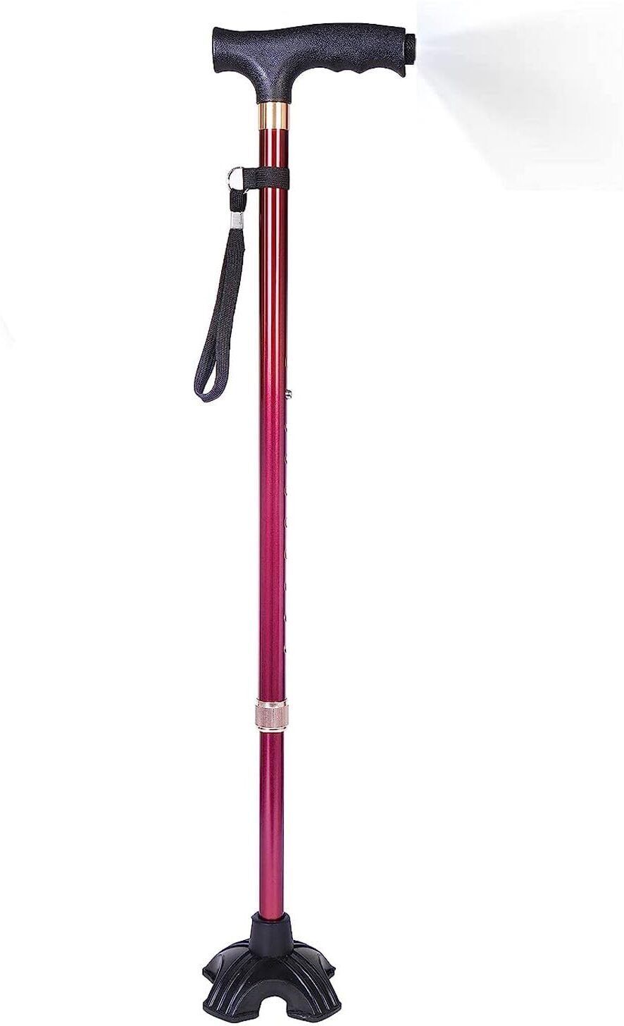 mcp Halo-01 Series Big Shoe Quadripod with LED Light Wine Walking Stick-picture-18