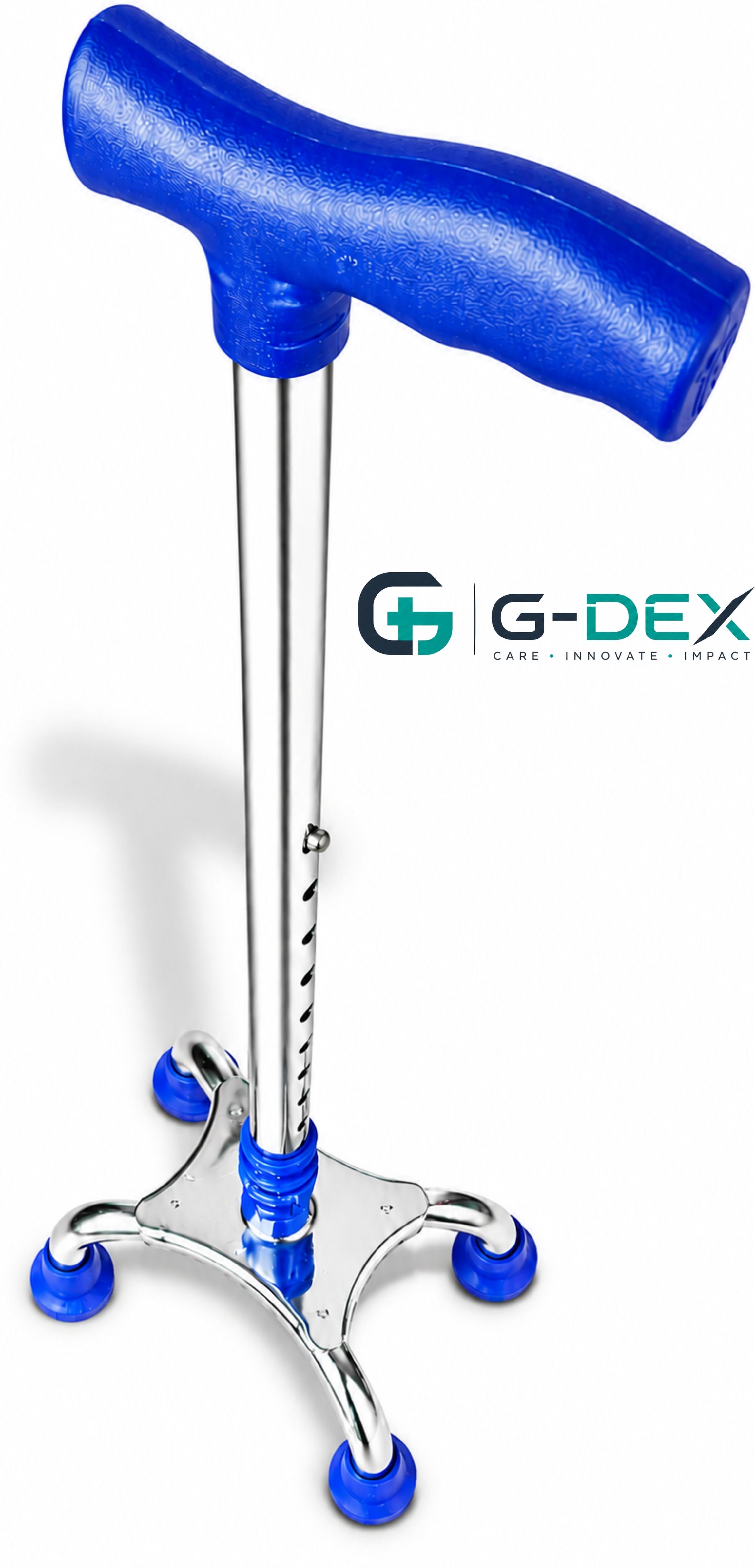 blue 4 leg Walking Stick-image-43