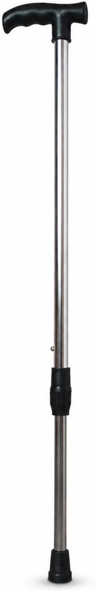 Lightweight, Stainless Steel Old Age Walking Cane, Adjustable Height Black Walking Stick-image-24