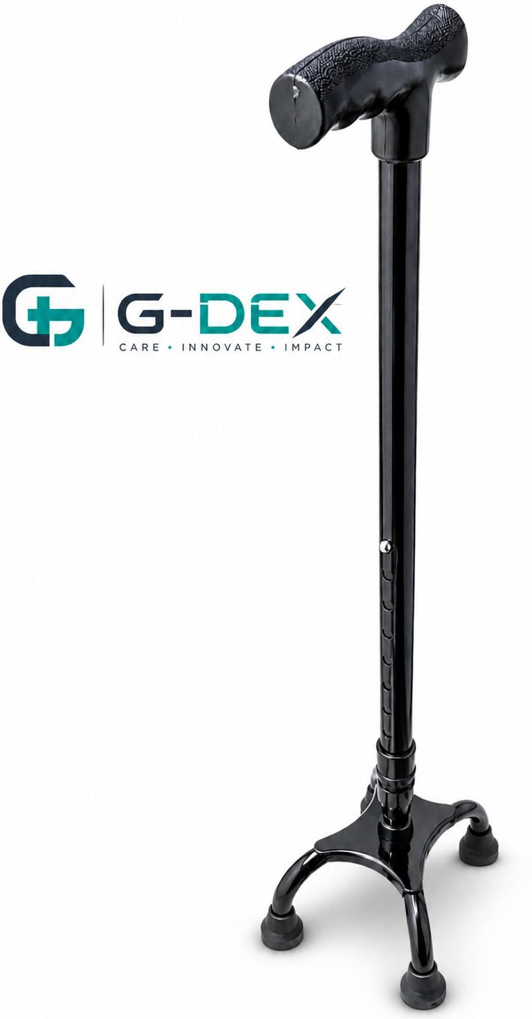BLACK 4 LEG Walking Stick-image-44