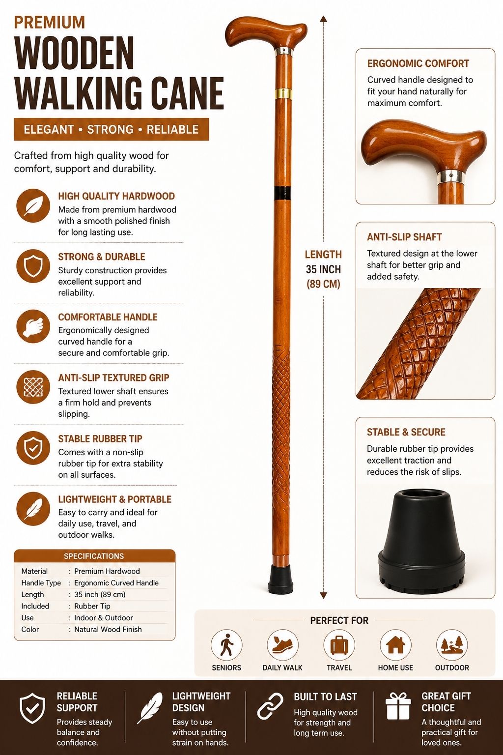 hm traders stick 250 Walking Stick-picture-0