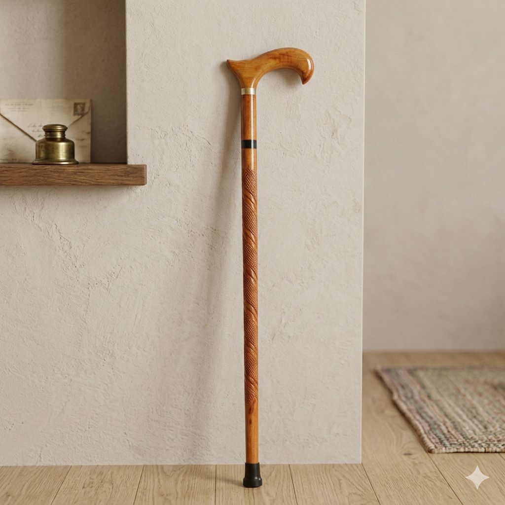 jjwoodcreation wooden walking stick yellow Walking Stick-picture-42