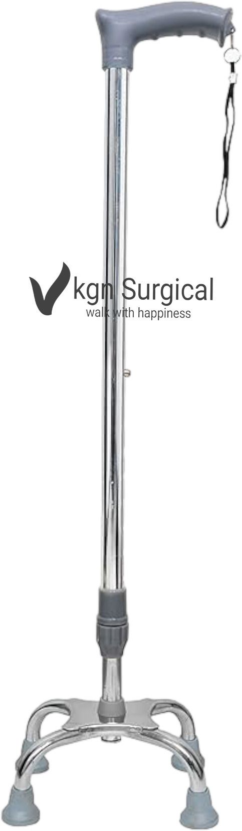kgn surgical Premium height adjustable 4 leg Walking Stick for men/womenn/old age peoplews 99 Walking Stick-picture-20
