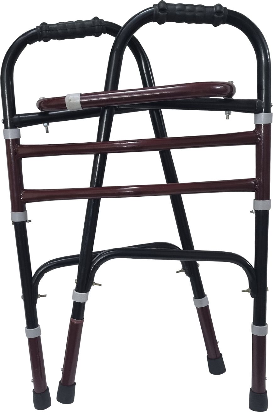 Height Adjustable Folding Walker for Adults, Senior Citizens and Patients Walking Stick-image-40