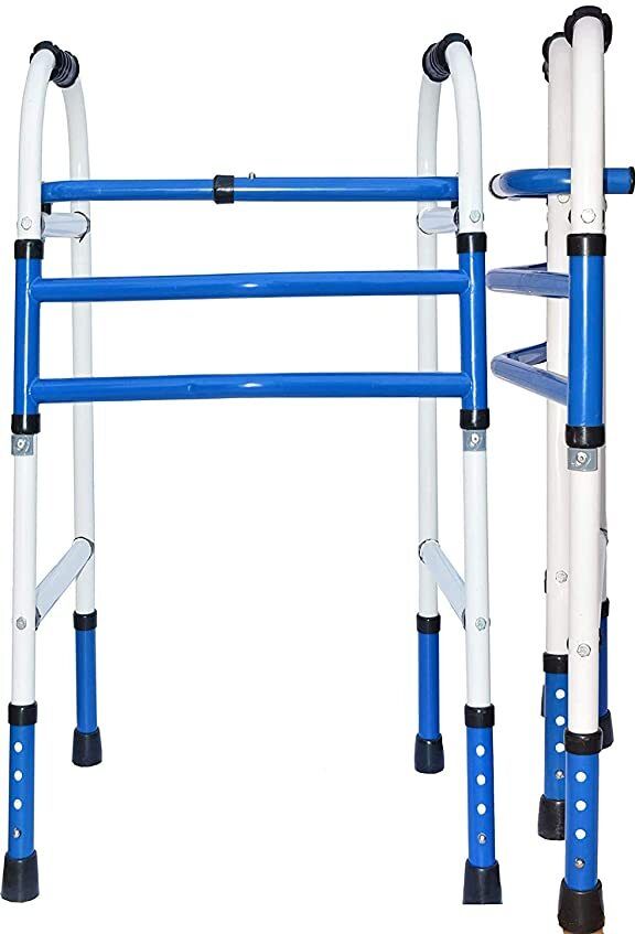 Light Weight Height Adjustable Foldable wr 76 Walker for Adult & Old Age People Walking Stick-image-35