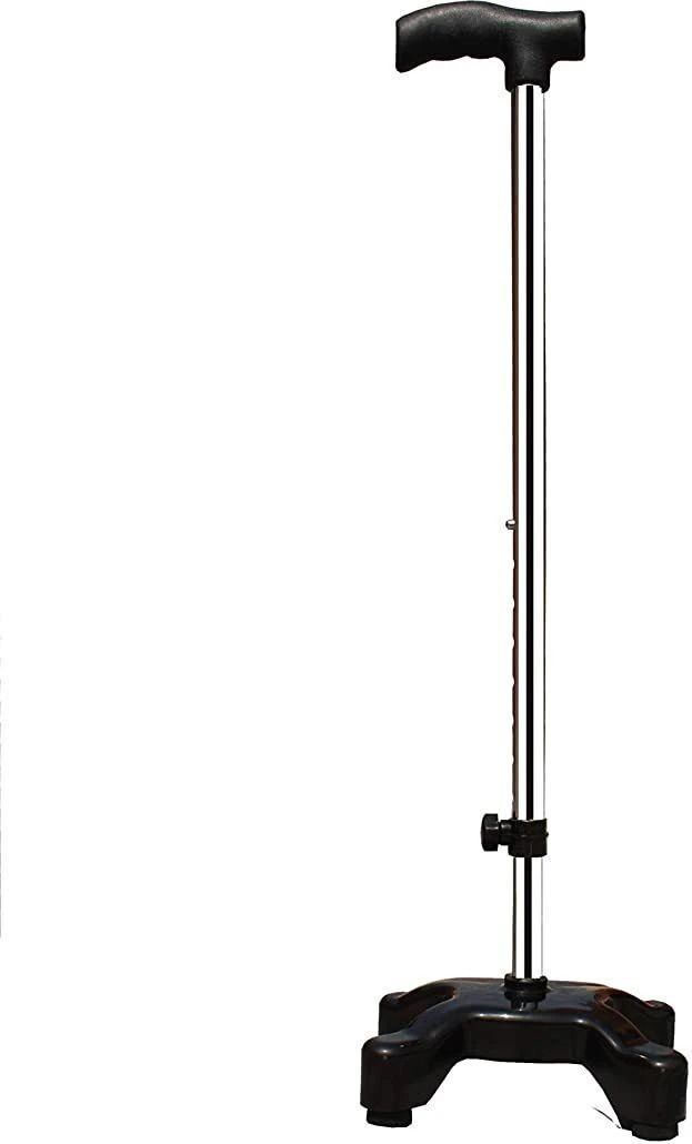 roston Surgical Quadripod 4 Leg Croome Height Adjustable Walking Stick For Unisex (Black) Walking Stick-picture-33