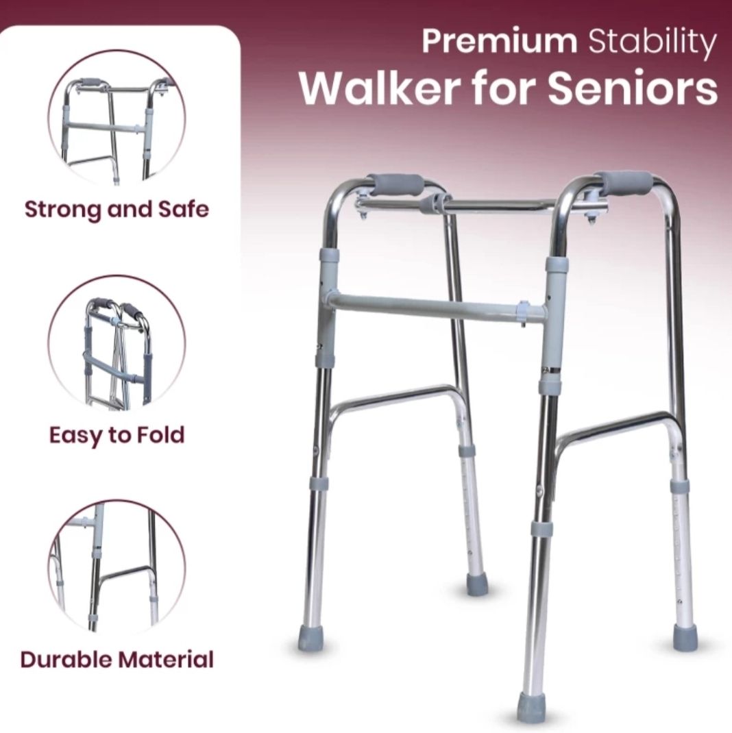 reciprocal adjustable walker walking stick