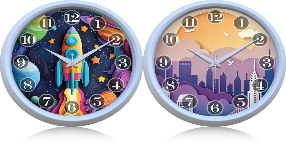 ujjawal enterprise Analog 26 cm X 26 cm Wall Clock-picture-19