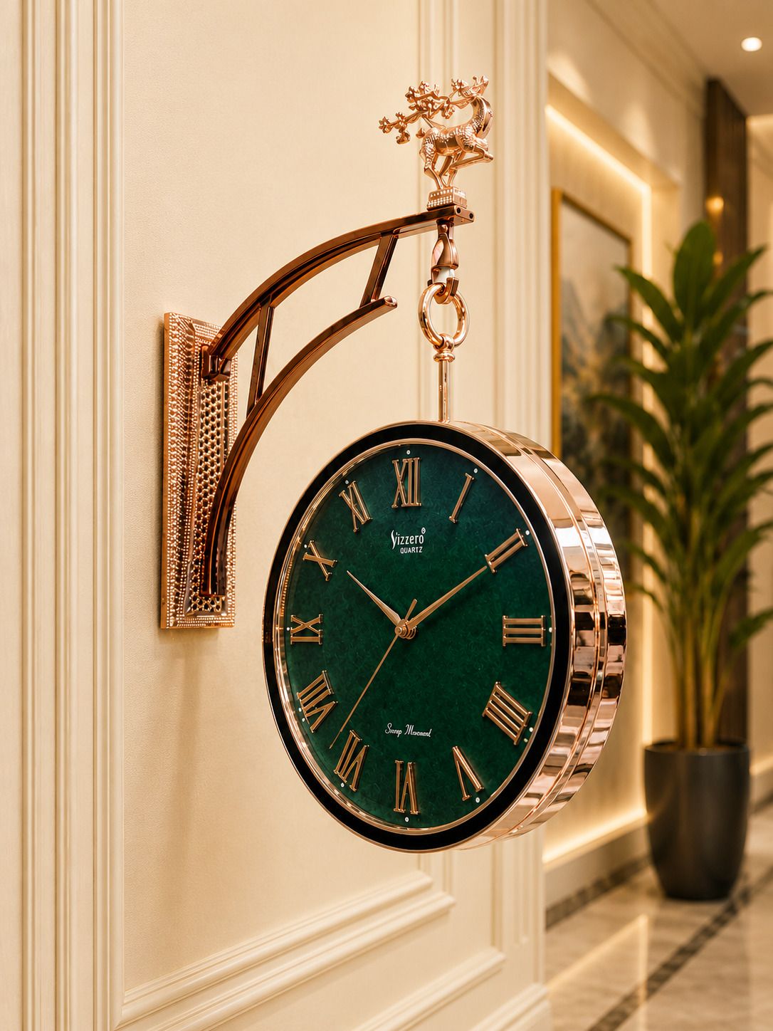 gateffo Analog 33 cm X 34 cm Wall Clock-picture-43