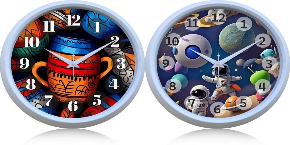 ujjawal enterprise Analog 26 cm X 26 cm Wall Clock-picture-16