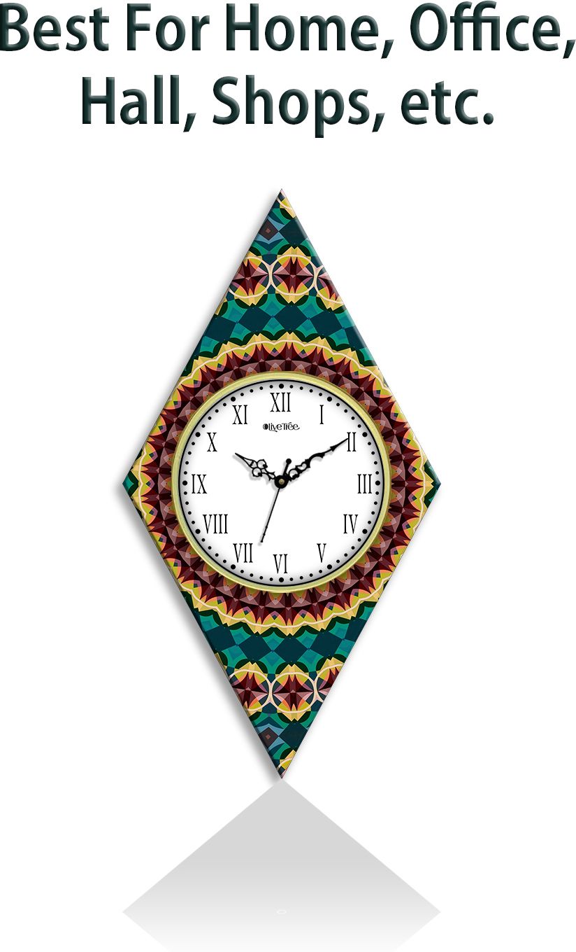 olive tree Analog 60 cm X 32 cm Wall Clock-picture-36