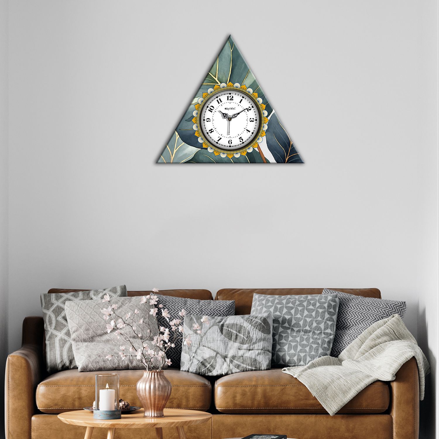 olive tree Analog 37 cm X 32 cm Wall Clock-picture-26