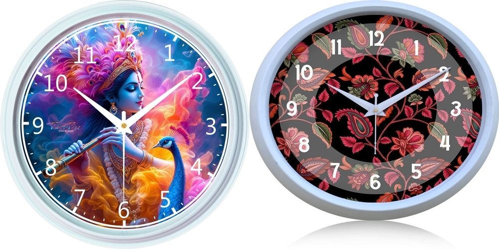 ujjawal enterprise Analog 26 cm X 26 cm Wall Clock-picture-3