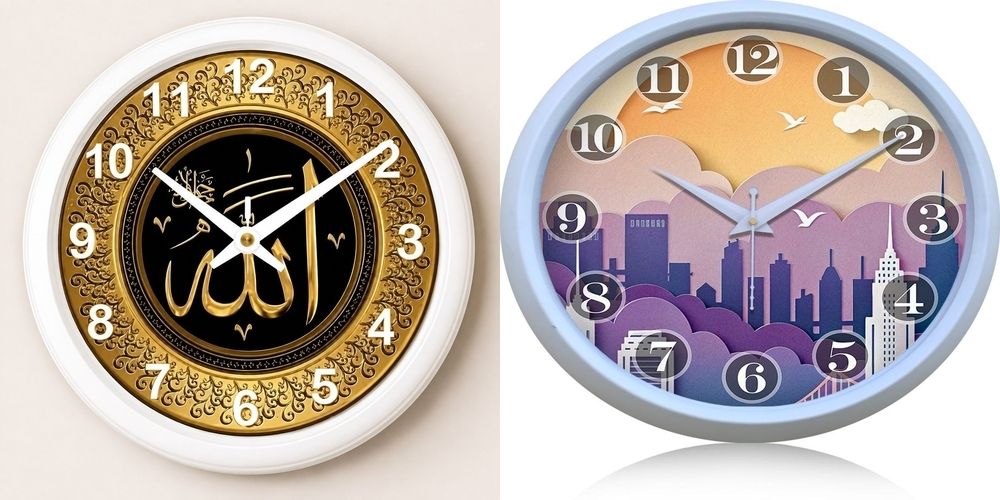 ujjawal enterprise Analog 26 cm X 26 cm Wall Clock-picture-30