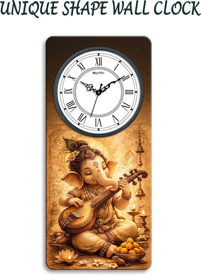 olive tree Analog 60 cm X 38 cm Wall Clock-picture-20