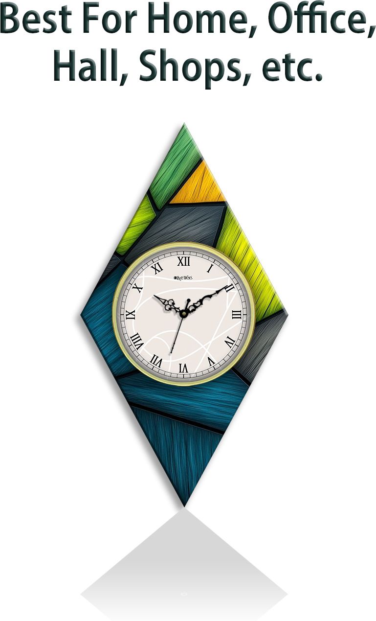 olive tree Analog 60 cm X 32 cm Wall Clock-picture-31