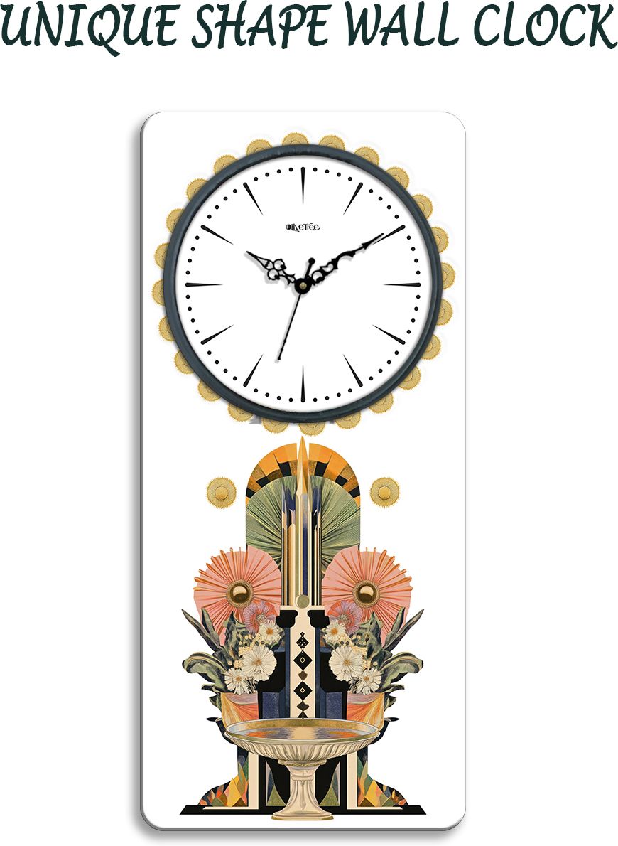 olive tree Analog 60 cm X 38 cm Wall Clock-picture-4