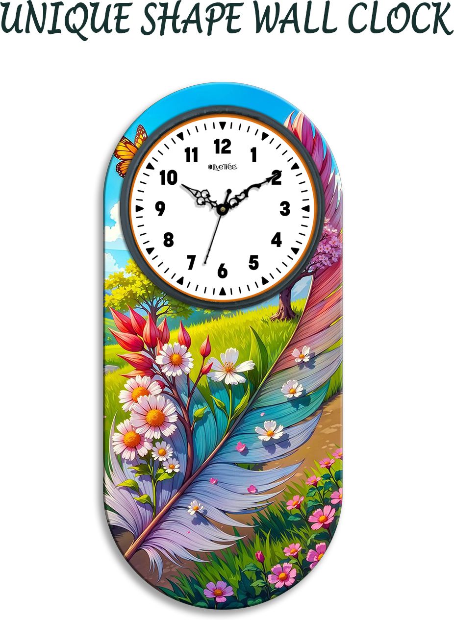 olive tree Analog 46 cm X 20 cm Wall Clock-picture-11