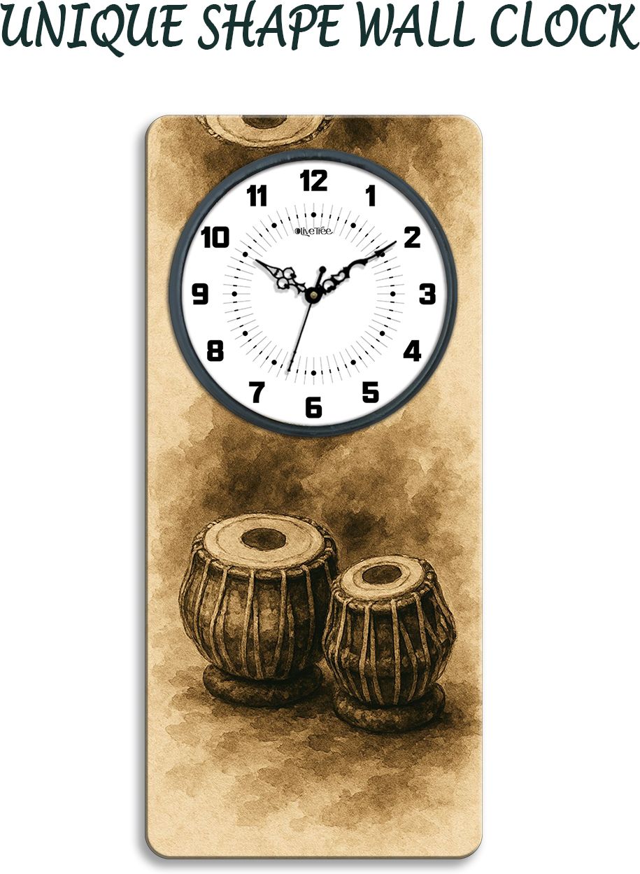 olive tree Analog 60 cm X 38 cm Wall Clock-picture-9
