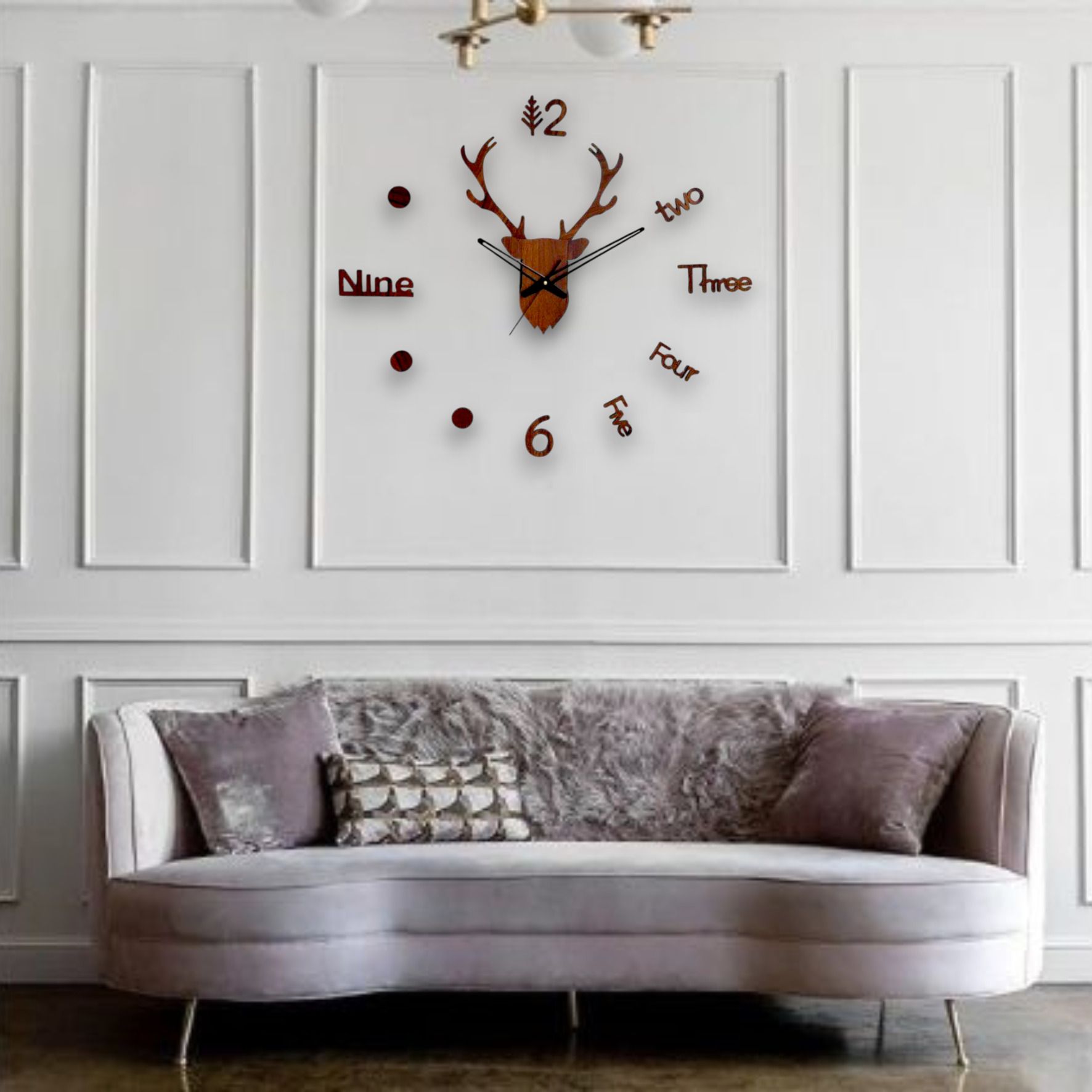 fastqt Analog 60 cm X 60 cm Wall Clock-picture-11