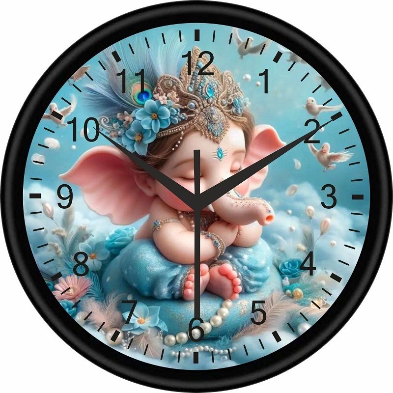 mahi traders Analog 25 cm X 25 cm Wall Clock-picture-25