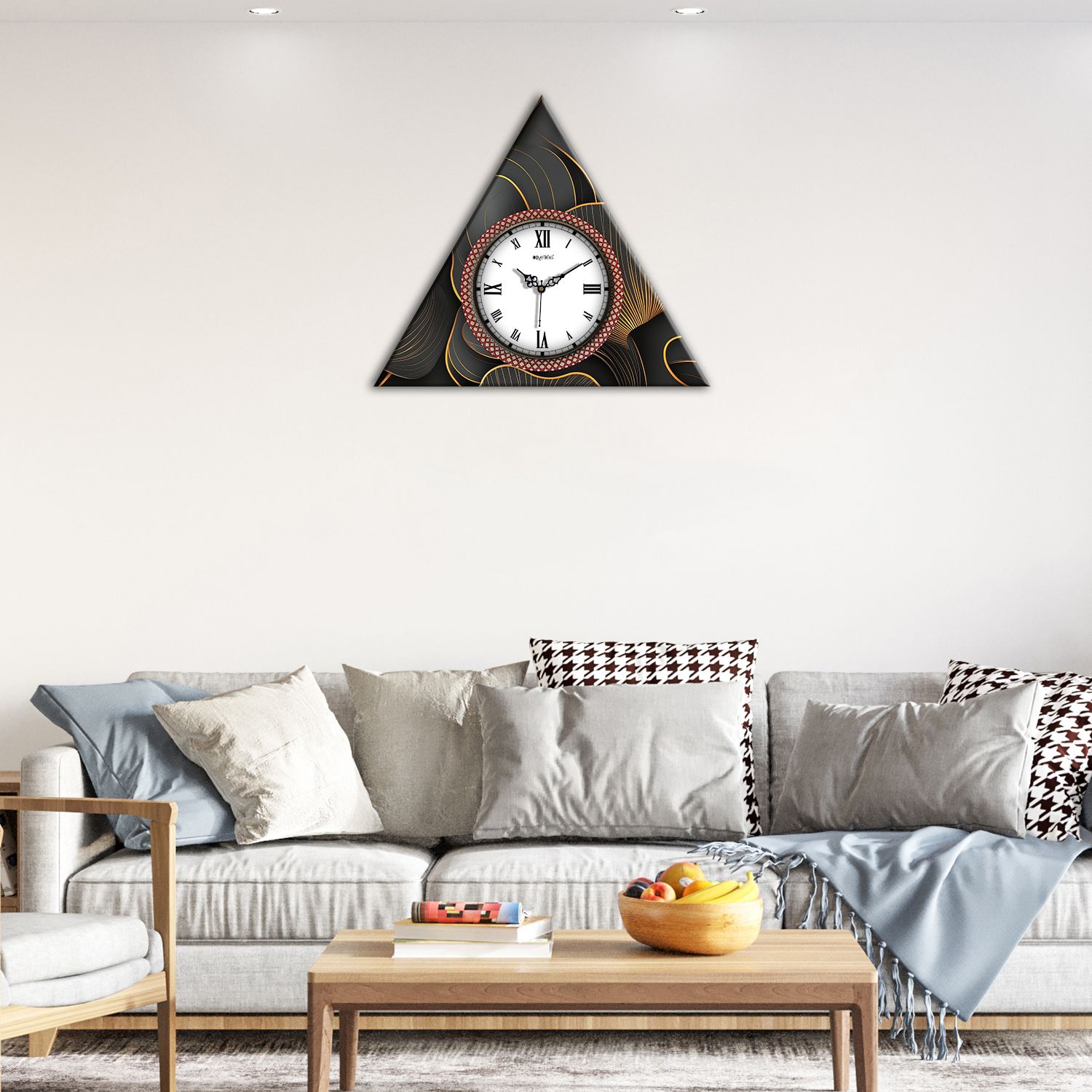 olive tree Analog 37 cm X 32 cm Wall Clock-picture-49