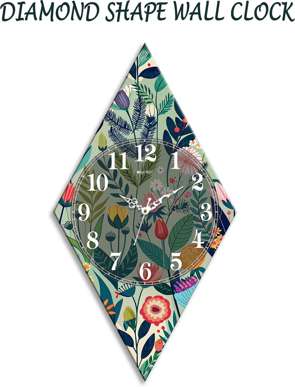 olive tree Analog 60 cm X 25 cm Wall Clock-picture-15