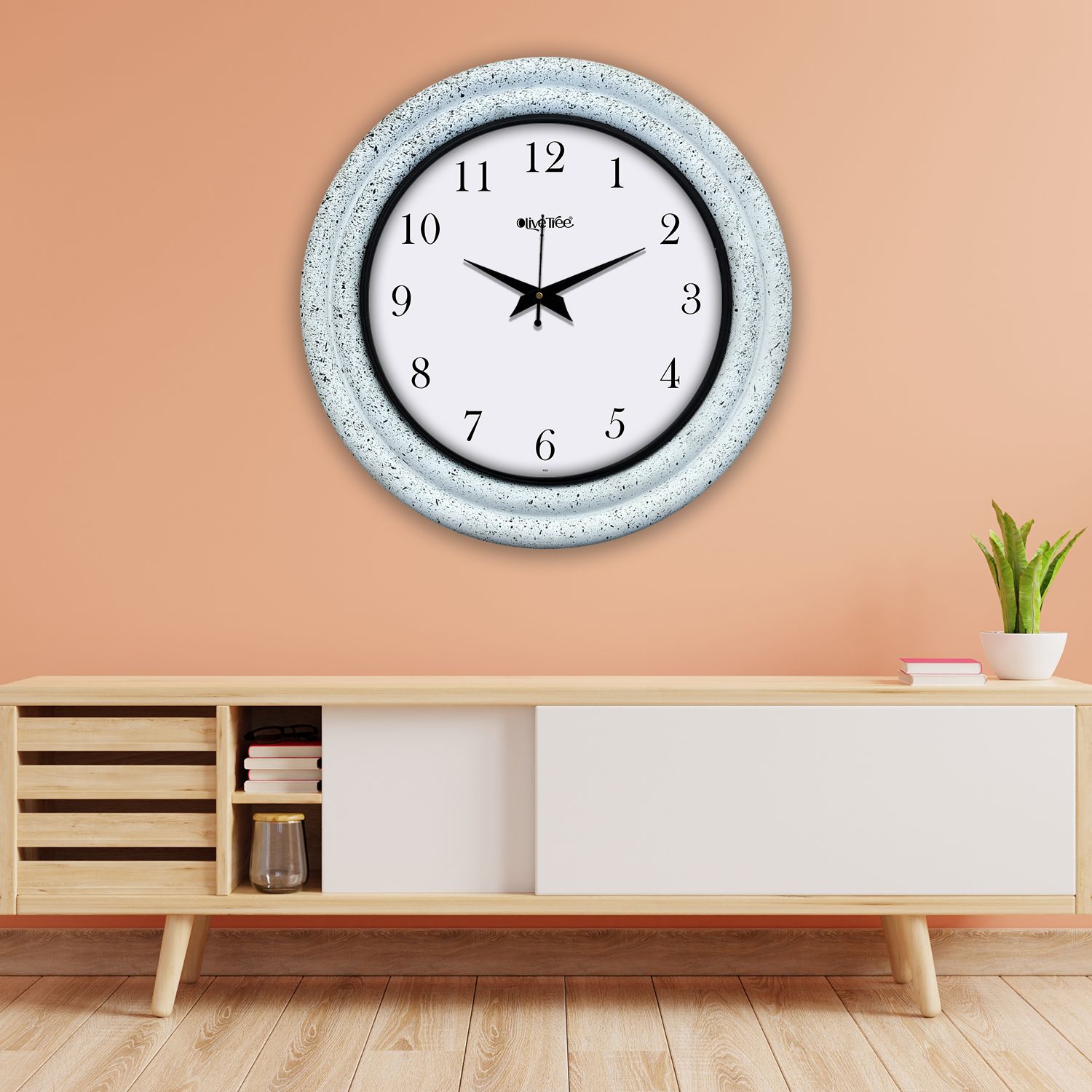 olive tree Analog 38 cm X 38 cm Wall Clock-picture-7