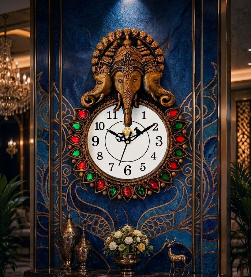 avs mart Analog 33.02 cm X 24.13 cm Wall Clock-picture-40
