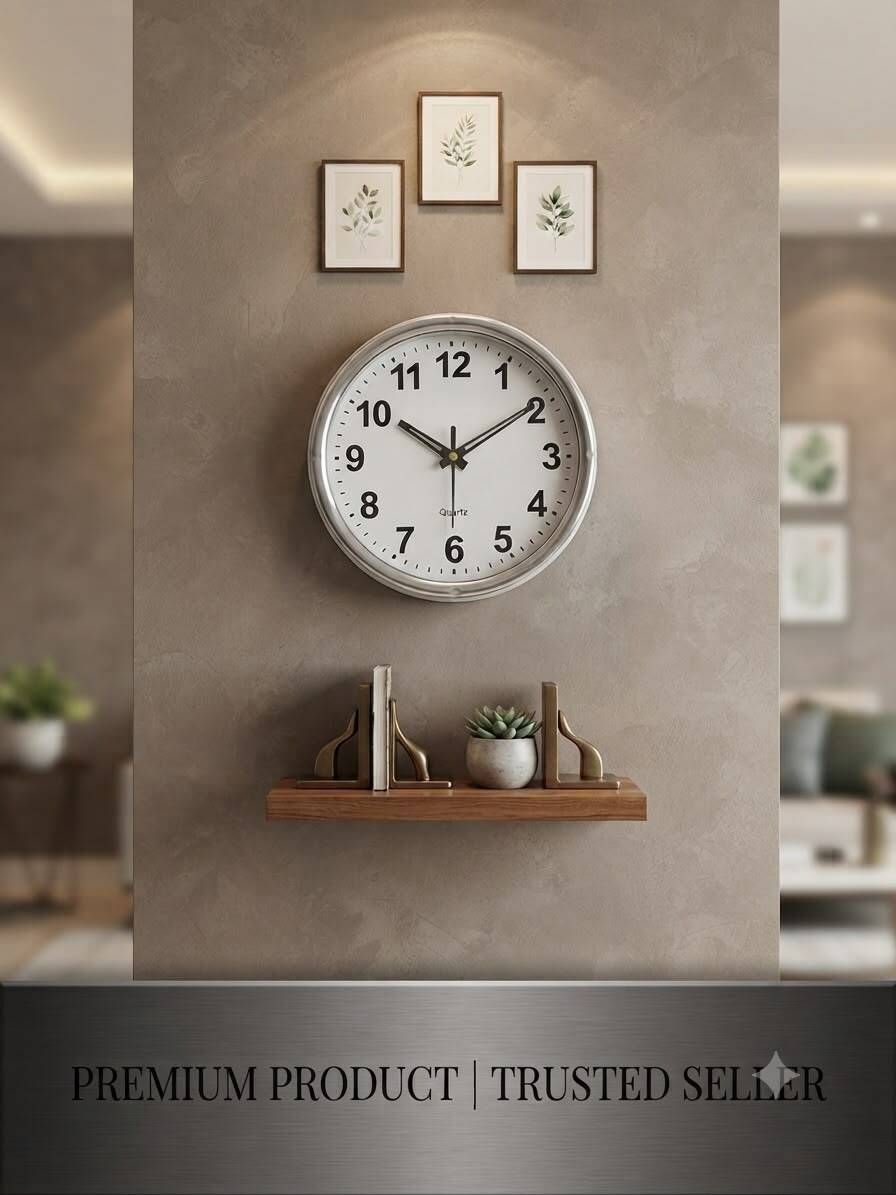 Digital 20 cm X 17 cm Wall Clock-image-29