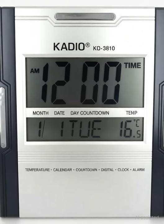 kadio Digital 15 cm X 16 cm Wall Clock-picture-12