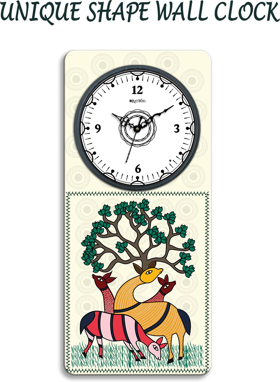 olive tree Analog 60 cm X 38 cm Wall Clock-picture-28