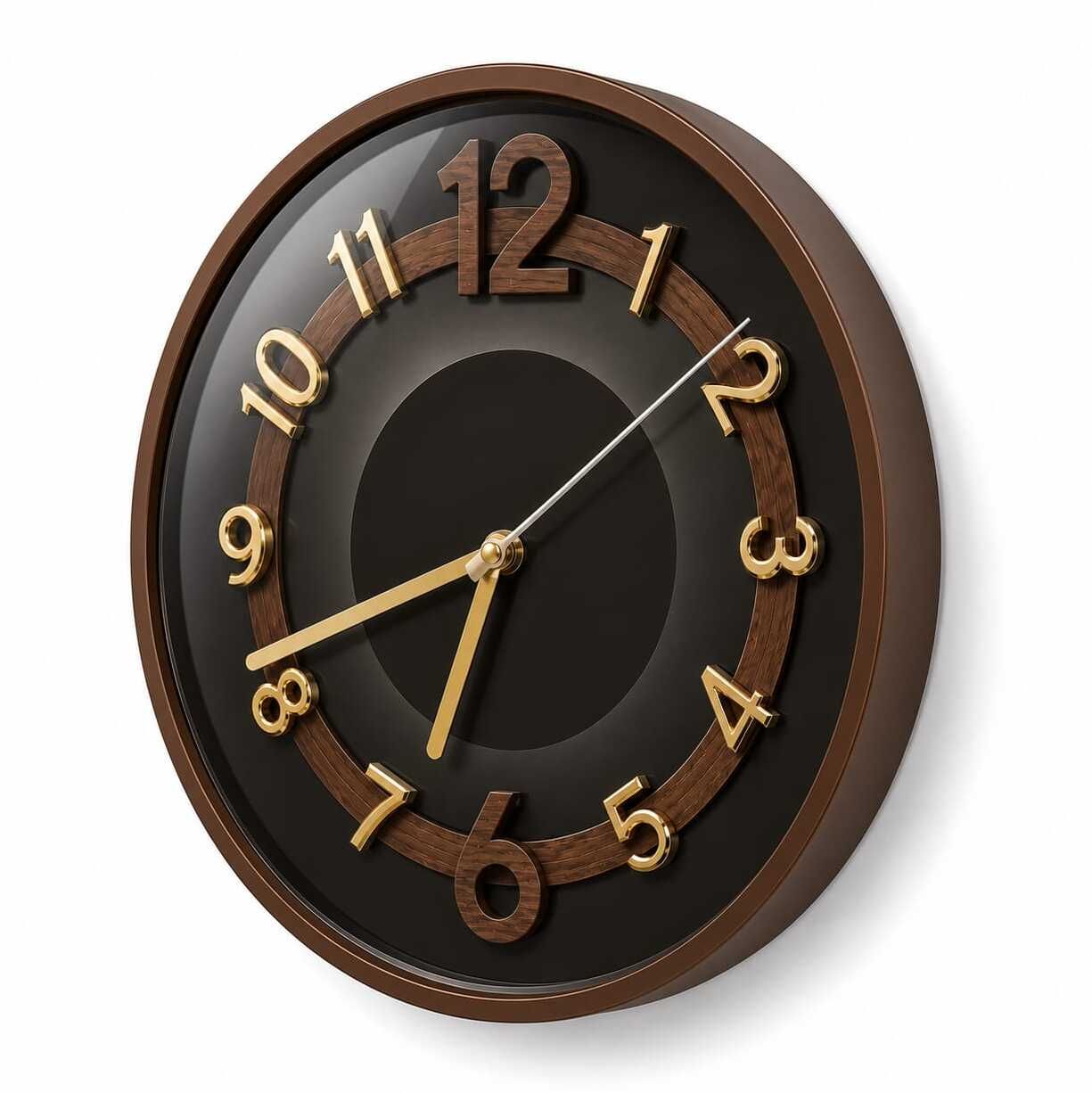 Analog 30 cm X 16 cm Wall Clock-image-6