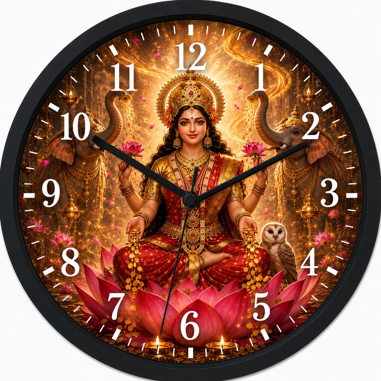 mano hub Analog 25 cm X 25 cm Wall Clock-picture-43