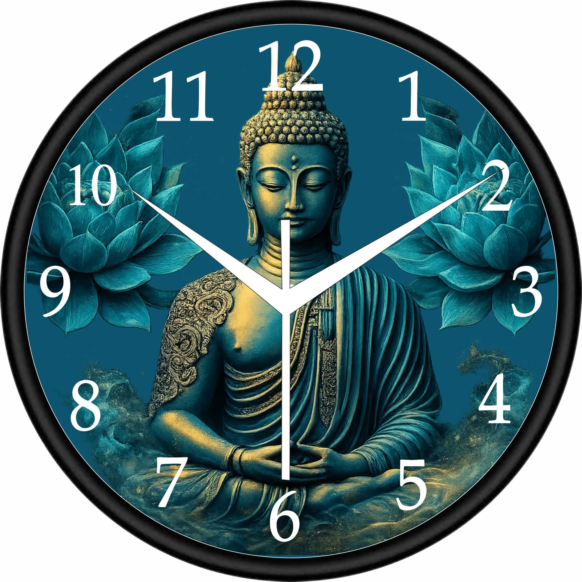 krishvi decor Analog 25 cm X 25 cm Wall Clock-picture-27