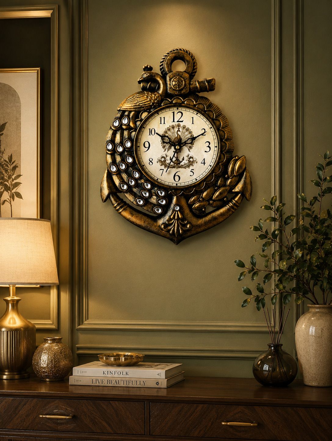 Analog 29 cm X 23 cm Wall Clock-image-21