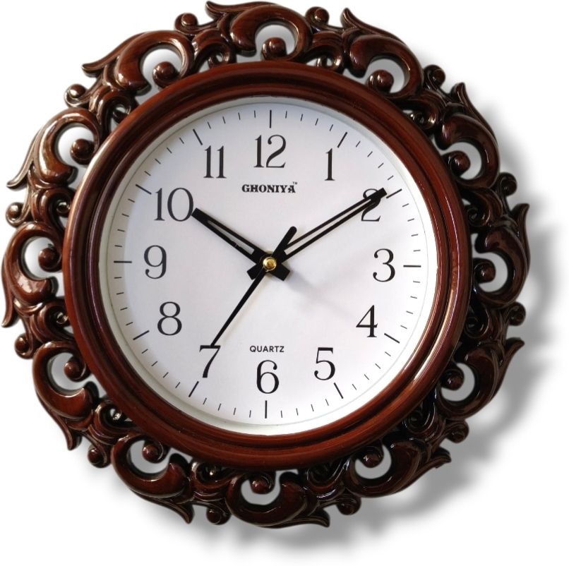ghoniya enterprise Analog 25 cm X 25 cm Wall Clock-picture-31