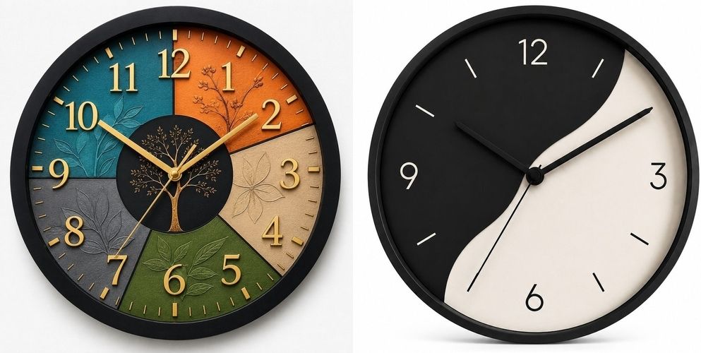 harsh creative villa Analog 25 cm X 25 cm Wall Clock-picture-29