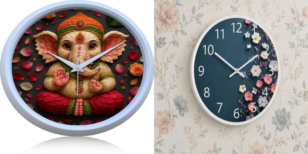 ujjawal enterprise Analog 26 cm X 26 cm Wall Clock-picture-16