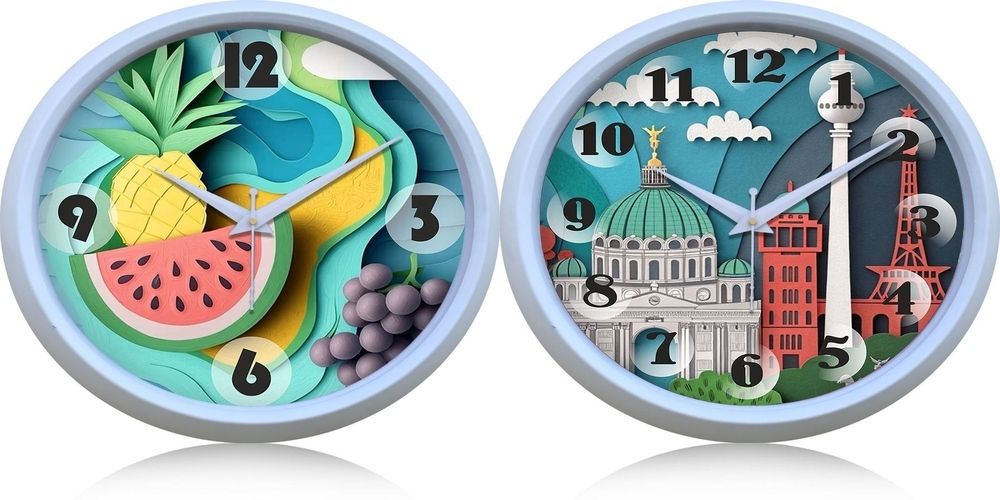 ujjawal enterprise Analog 26 cm X 26 cm Wall Clock-picture-26