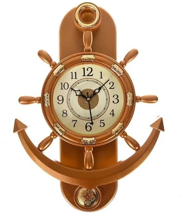 Analog 38 cm X 26 cm Wall Clock-image-4