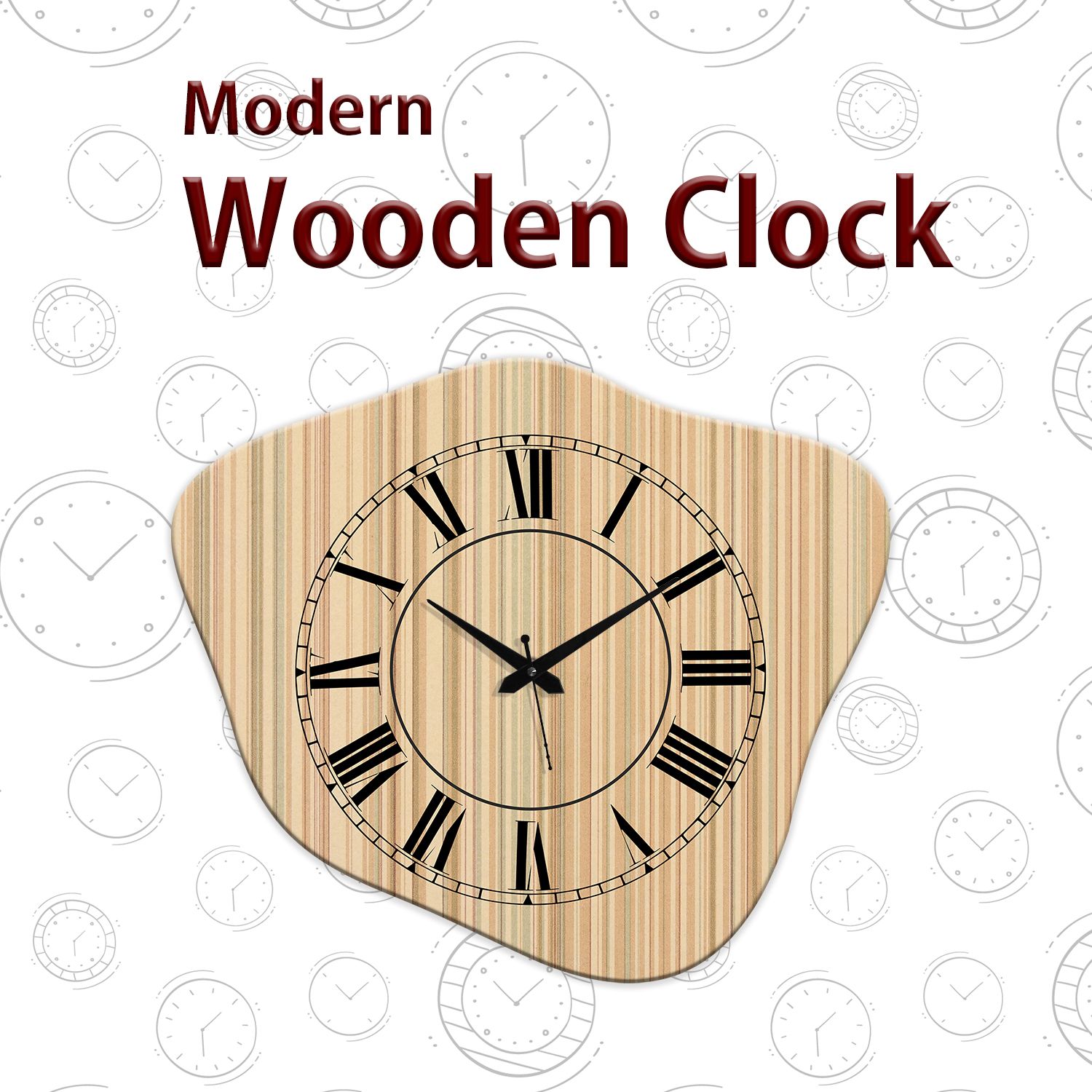 olive tree Analog 37 cm X 32 cm Wall Clock-picture-39