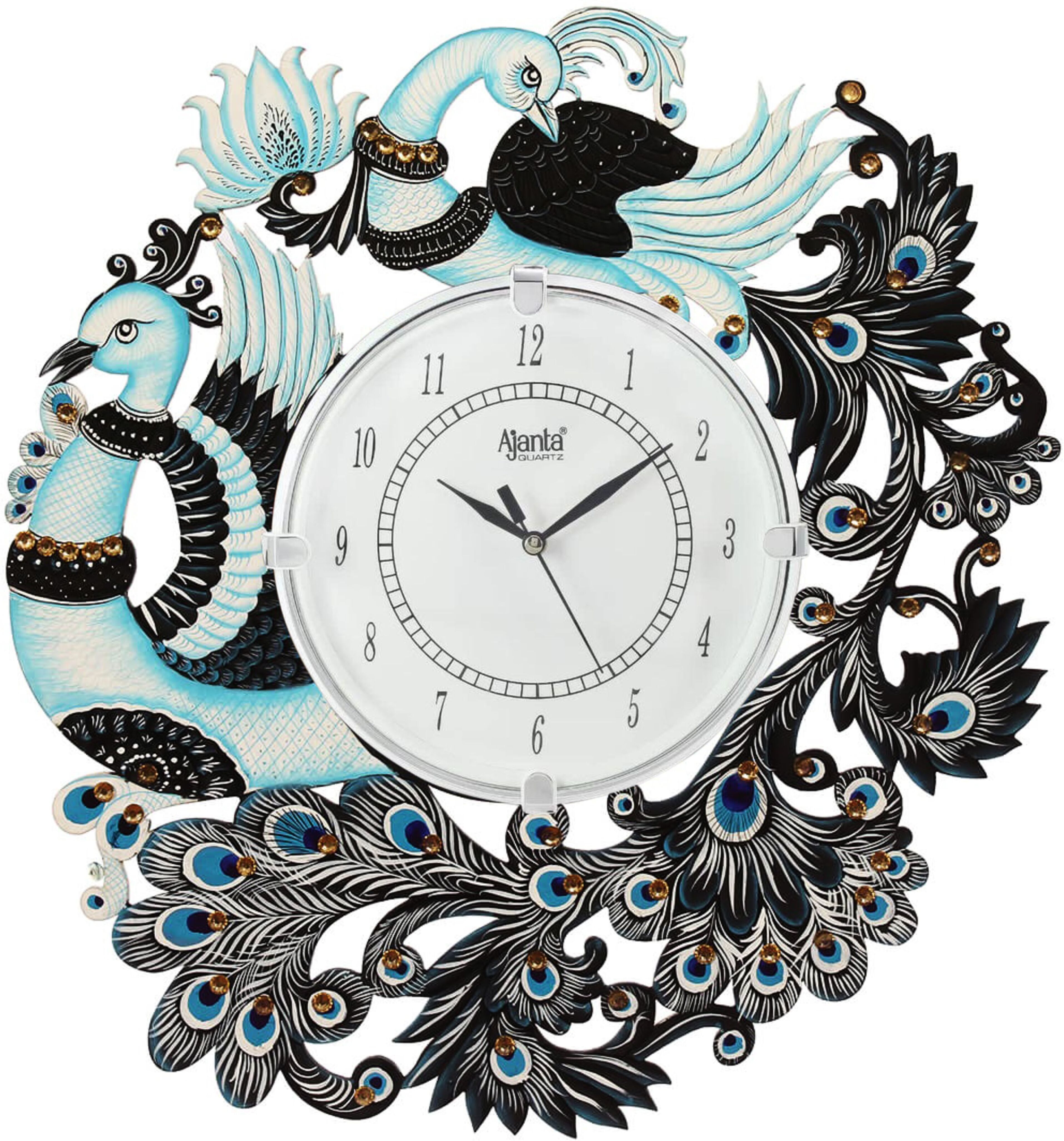 ajanta Analog 35 cm X 33 cm Wall Clock-picture-24