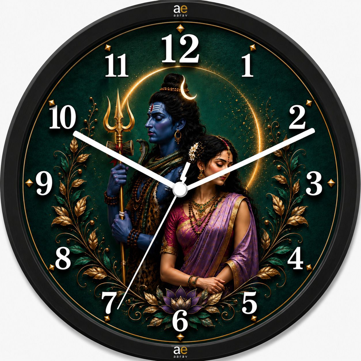 aarav enterprises Analog 25 cm X 25 cm Wall Clock-picture-1