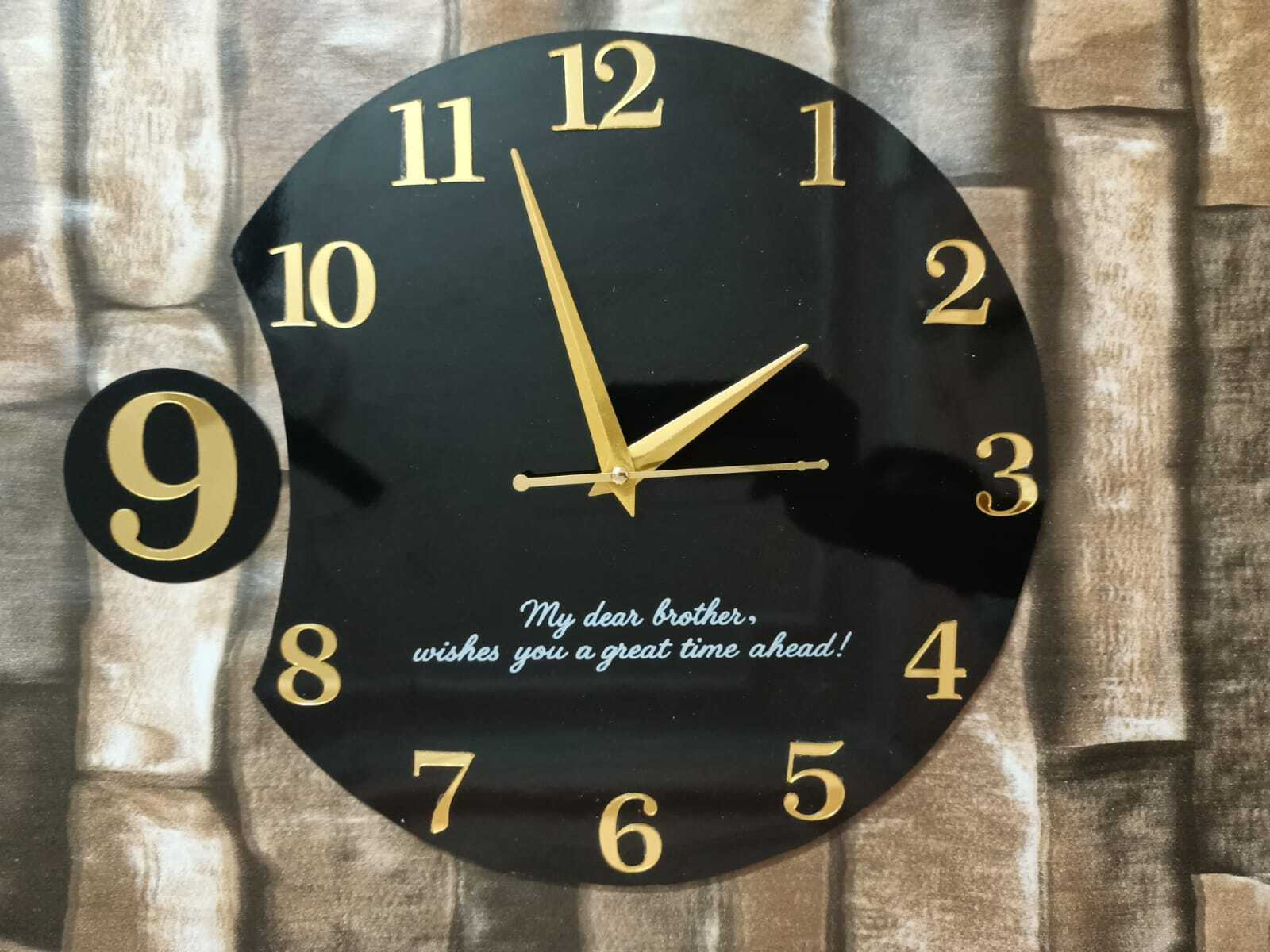 art house Analog 30 cm X 30 cm Wall Clock image 1
