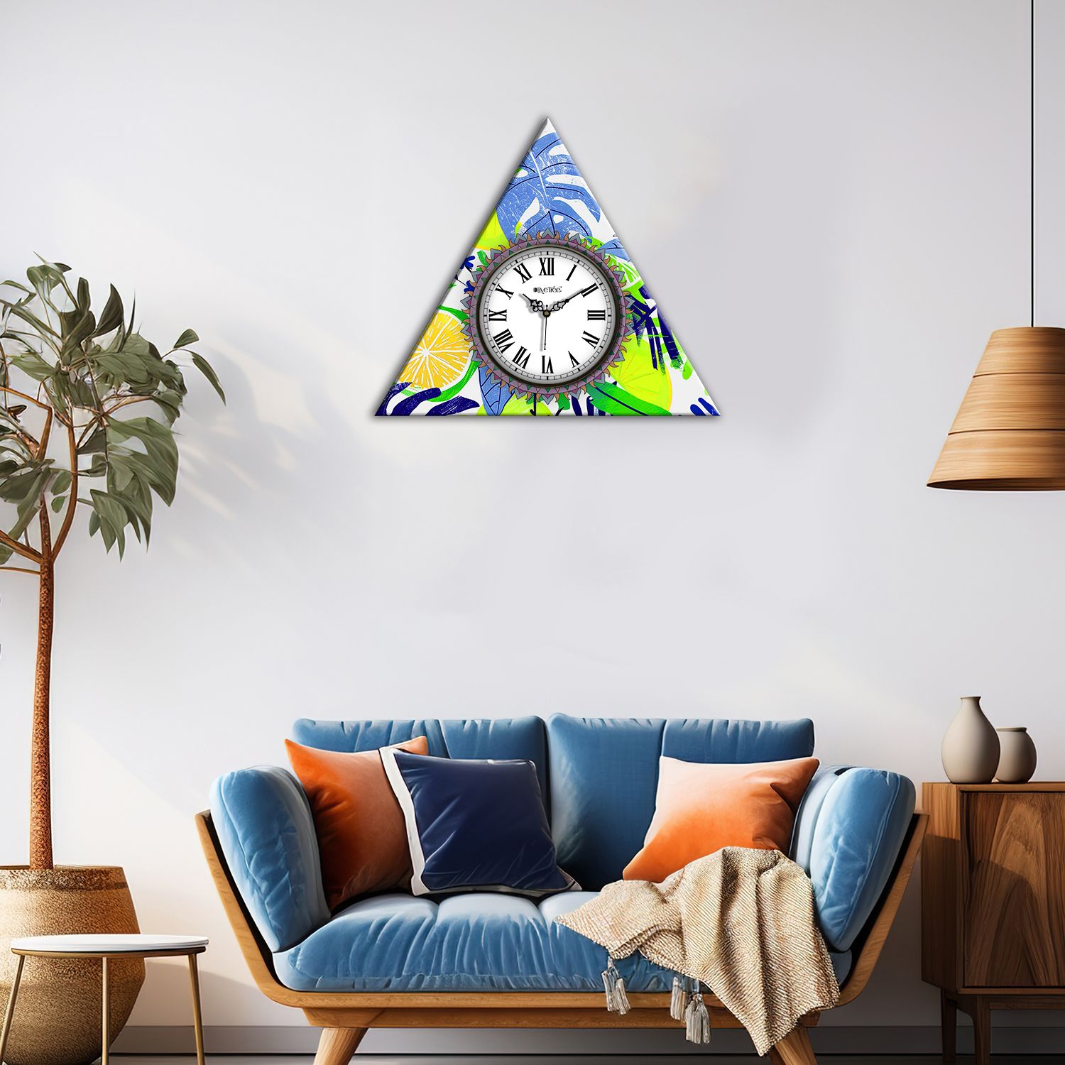 olive tree Analog 37 cm X 32 cm Wall Clock-picture-19